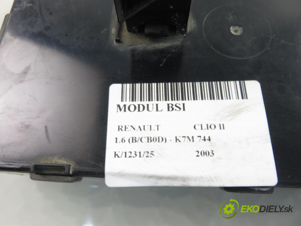 RENAULT CLIO II (BB_, CB_) HB 2003 66,00 1.6 (B/CB0D) - K7M 744 1598,00 MODUL BSI P8200272302