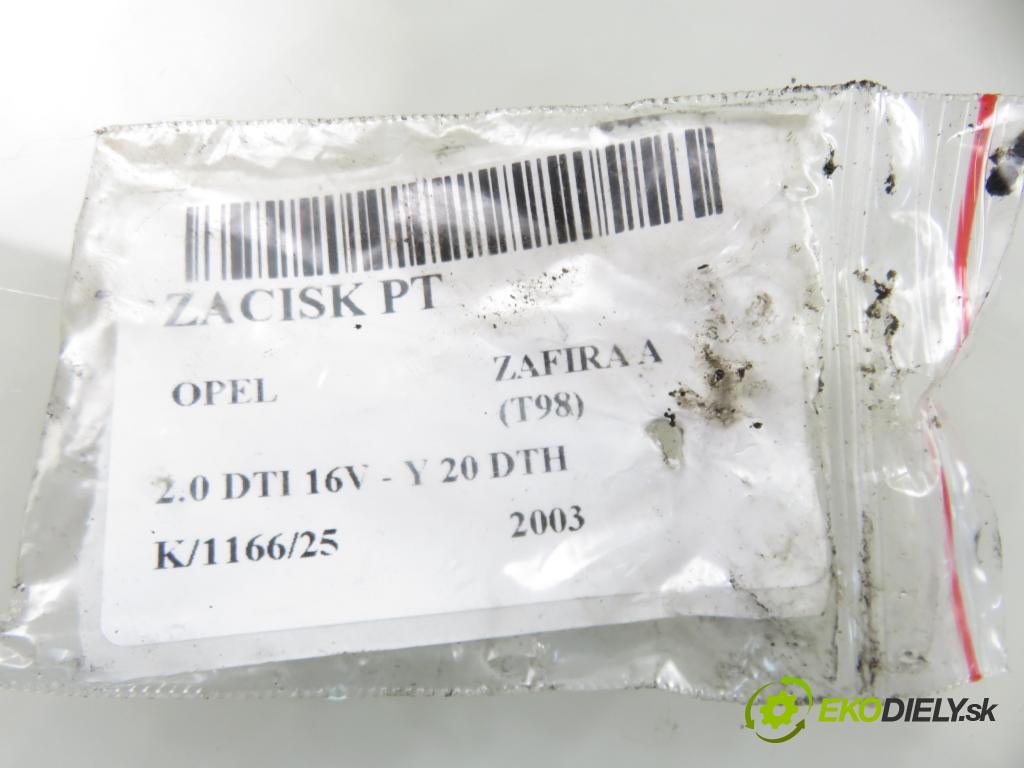 OPEL ZAFIRA A Nadwozie Wielkopojemne (MPV) (T98)  MINIVAN 2003 74,00 2.0 DTI 16V 101 - Y 20 DTH 1995,00 Brzdič strmeň pravé zadné CZH1125