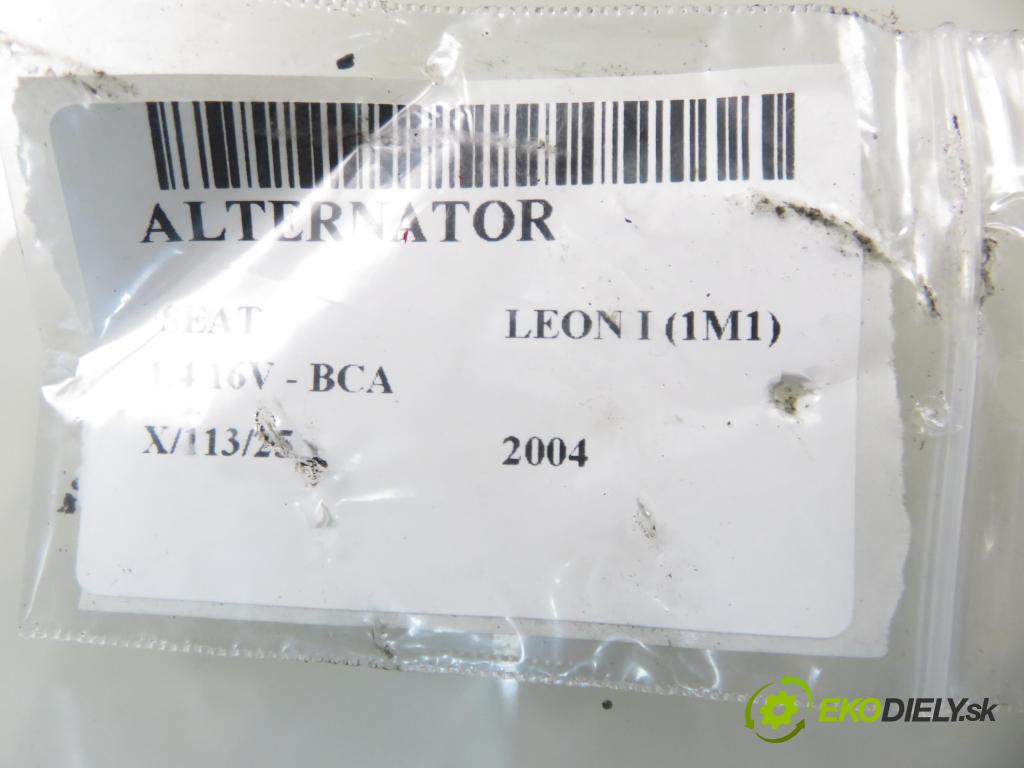 SEAT LEON (1M1) HB 2004 55,00 1.4 16V - BCA 1390,00 Alternátor 028903028D ; 0124325003 (Alternátor)
