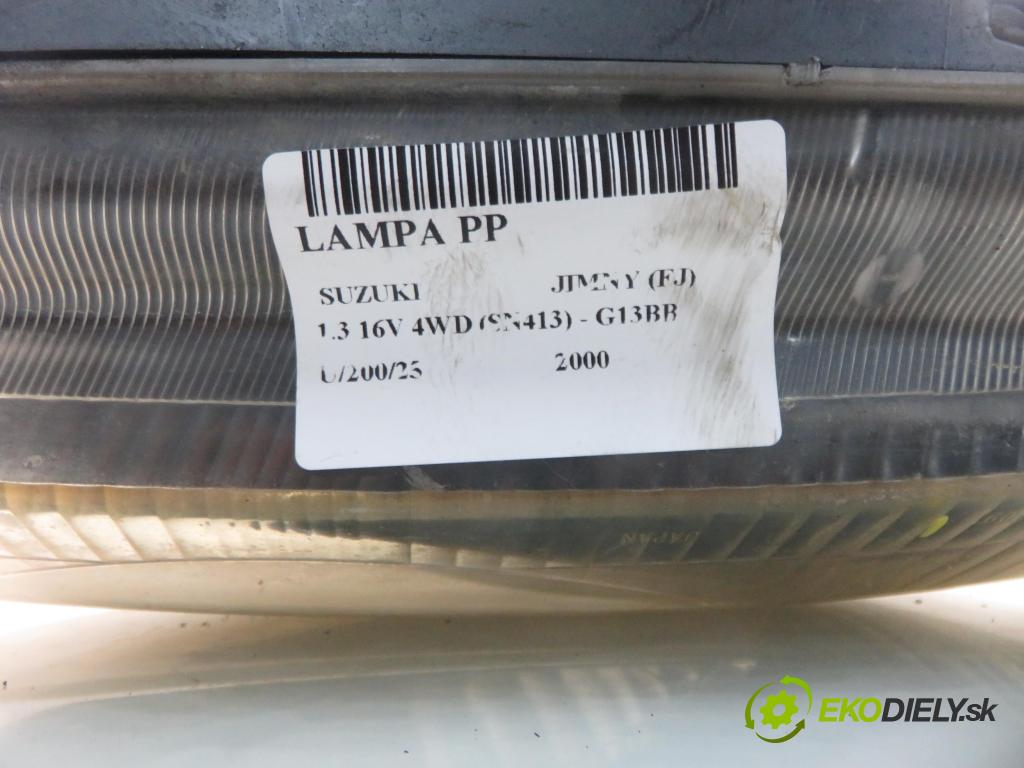 SUZUKI JIMNY (FJ) SUV 2000 59,00 1.3 16V 4WD (SN413) - G13BB 1298,00 Svetlo PP 10032091