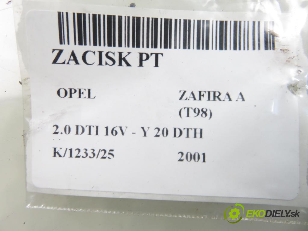 OPEL ZAFIRA A Nadwozie Wielkopojemne (MPV) (T98)  MINIVAN 2001 74,00 2.0 DTI 16V 101 - Y 20 DTH 1995,00 brzdič třmen PT 
