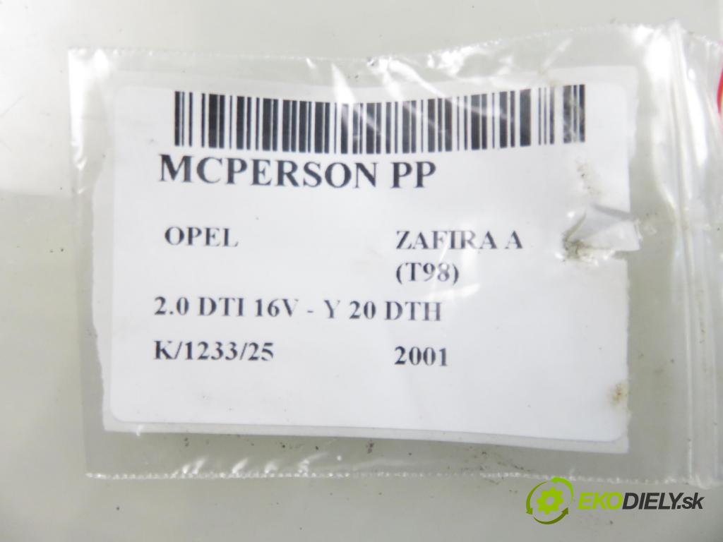 OPEL ZAFIRA A Nadwozie Wielkopojemne (MPV) (T98)  MINIVAN 2001 74,00 2.0 DTI 16V 101 - Y 20 DTH 1995,00 MCPERSON PP 