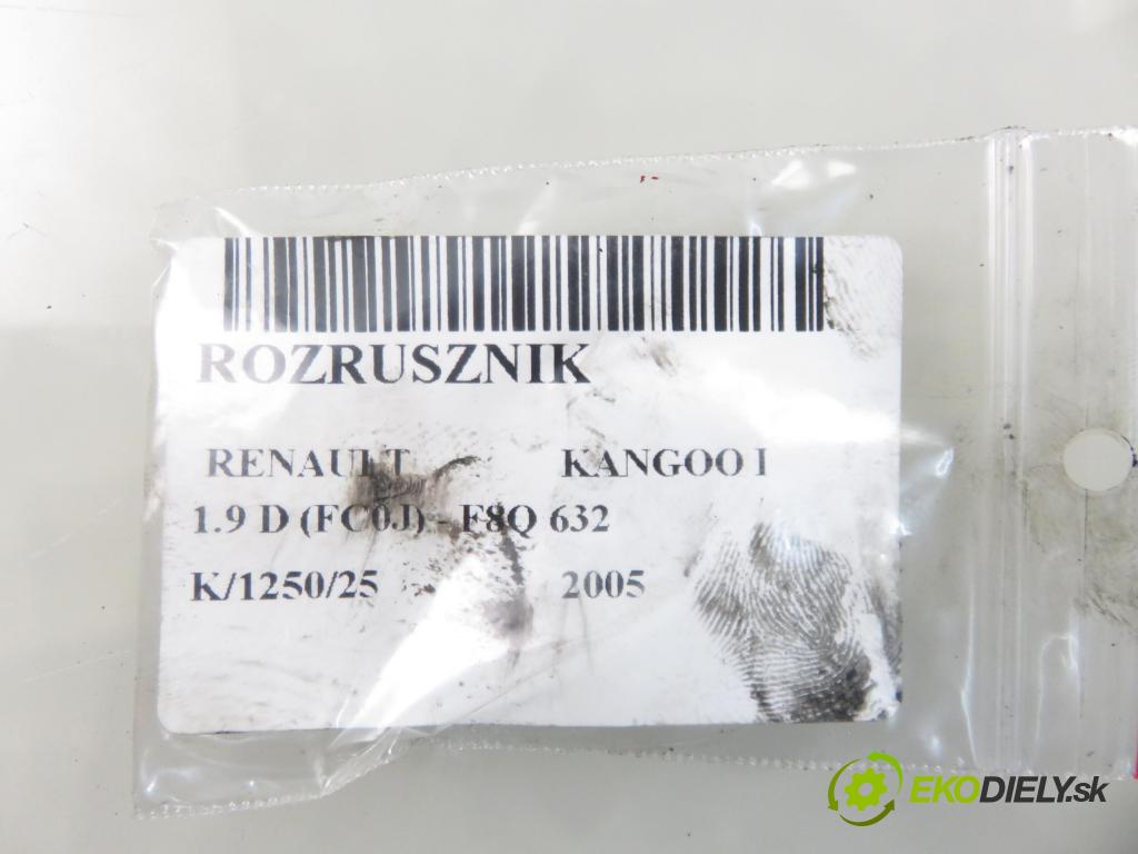 RENAULT KANGOO Express (FC0/1_) FURGON 2005 47,00 1.9 D (FC0J) - F8Q 632 1870,00 Štartér  (Štartér)