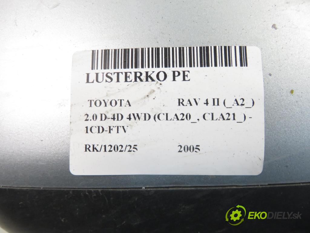 TOYOTA RAV 4 II (_A2_) SUV 2005 85,00 2.0 D-4D 4WD 116 - 1CD-FTV 1995,00 zpětné zrcátko