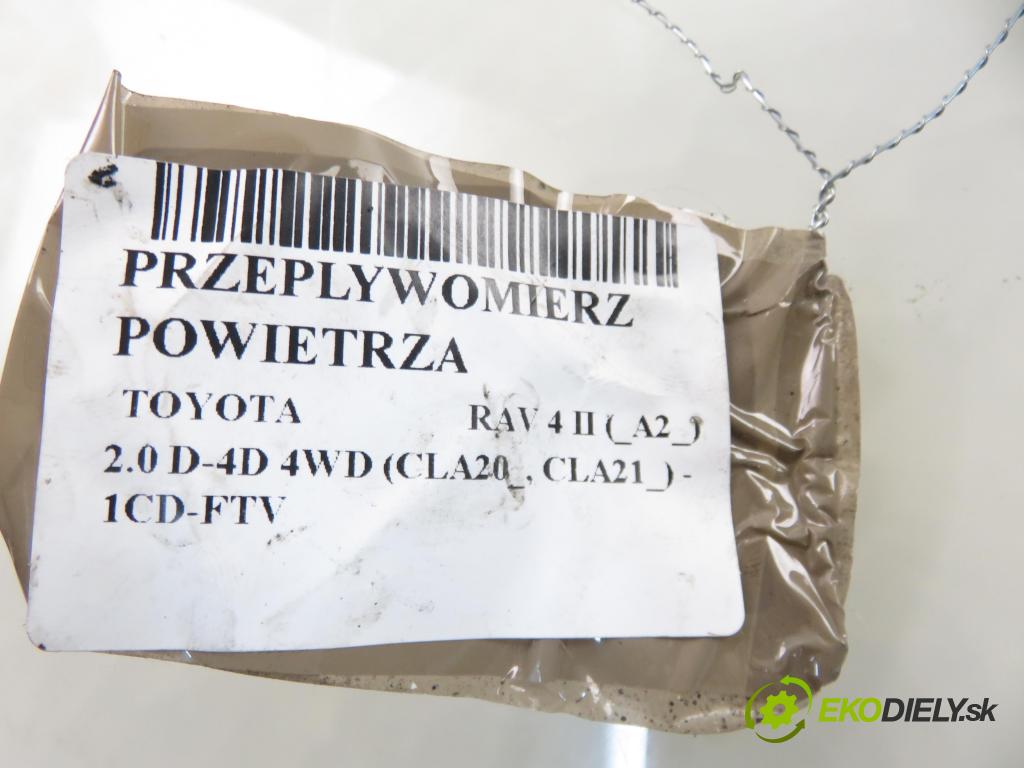 TOYOTA RAV 4 II (_A2_) SUV 2005 85,00 2.0 D-4D 4WD 116 - 1CD-FTV 1995,00 váha vzduchu vzduchu 2220427010 ; AFH70M23