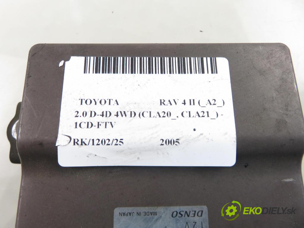 TOYOTA RAV 4 II (_A2_) SUV 2005 85,00 2.0 D-4D 4WD 116 - 1CD-FTV 1995,00 řídící jednotka vstřiku 8987126010 ; 1310001280