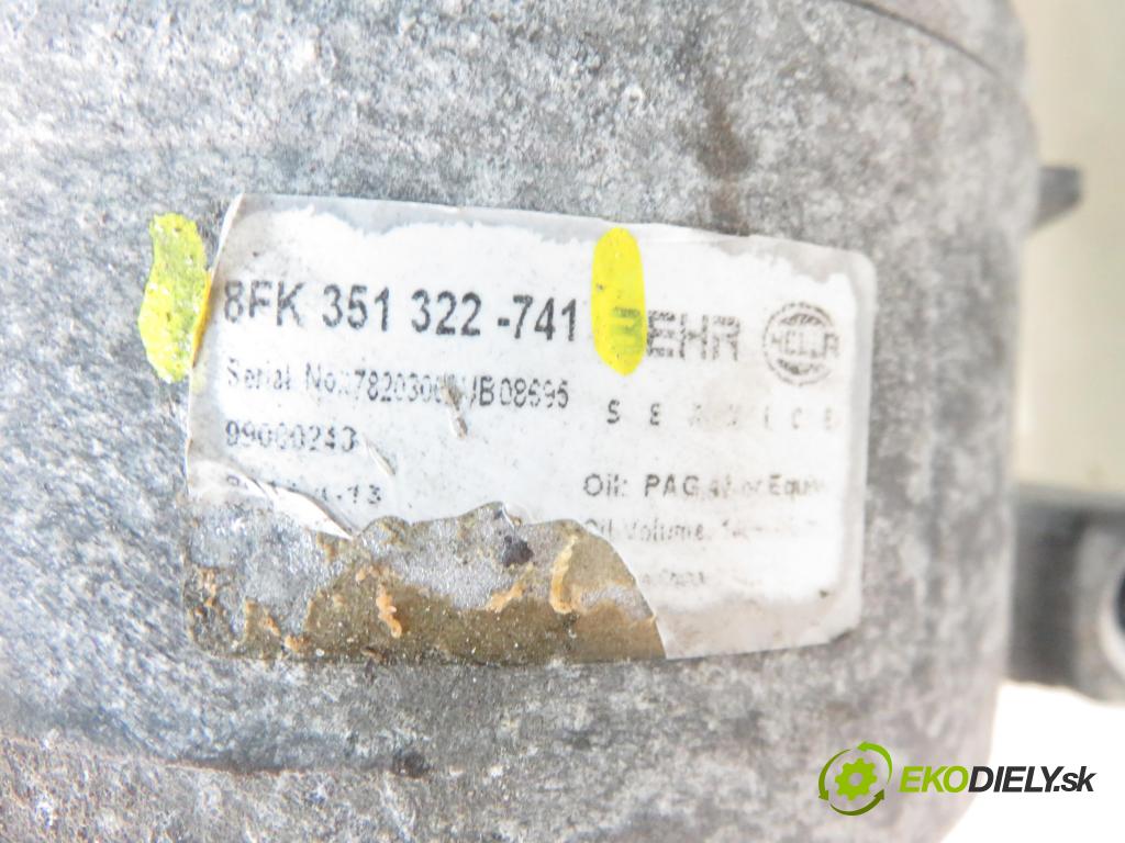 SEAT ALTEA (5P1) MINIVAN 2005 110,00 2.0 FSI - BLR 1984,00 KOMPRESOR: klimatizácie 8FK351322741 (Kompresor klimatizácie)