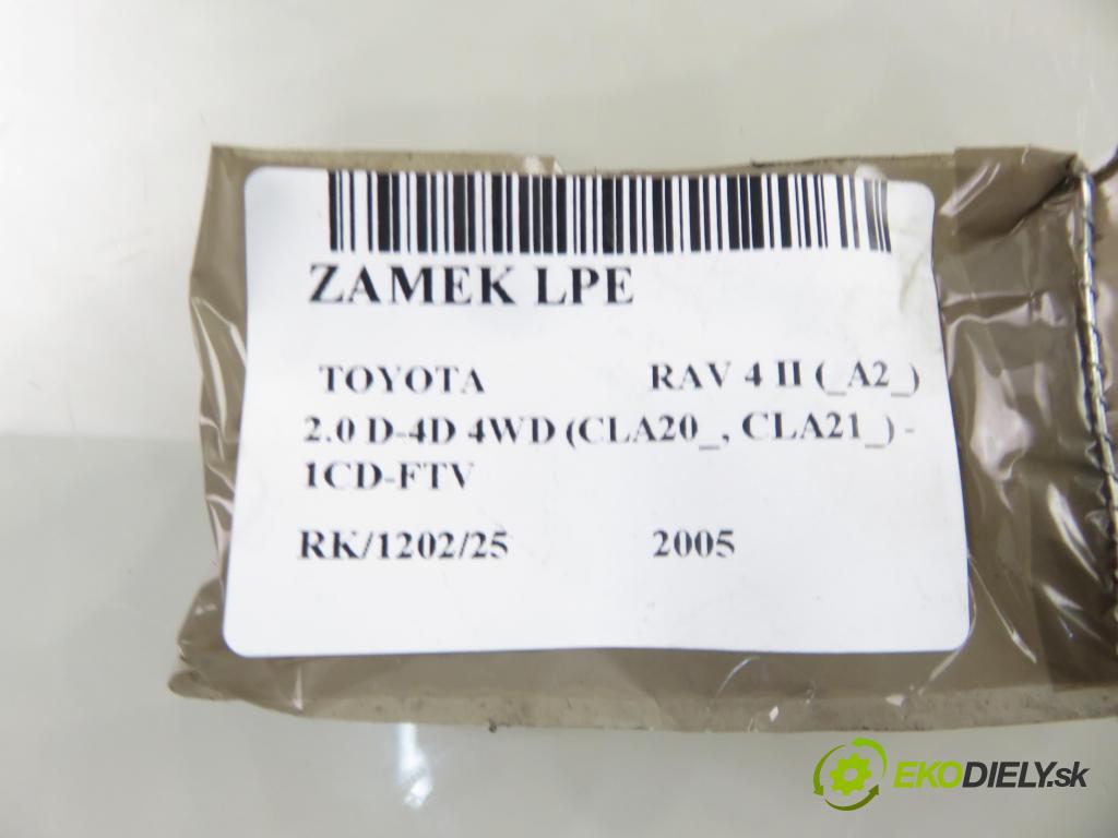 TOYOTA RAV 4 II (_A2_) SUV 2005 85,00 2.0 D-4D 4WD 116 - 1CD-FTV 1995,00 zámok 
