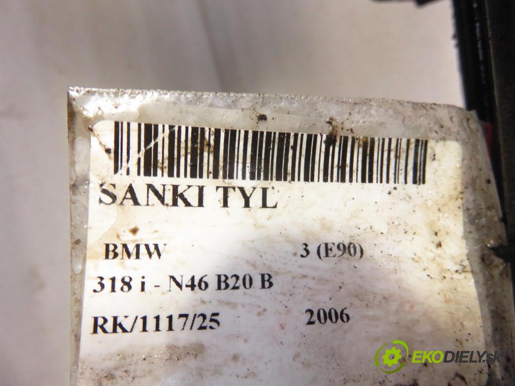 BMW 3 (E90) SEDAN 2006 95,00 318 i 129 - N46 B20 B 1995,00 ZADNÍ: