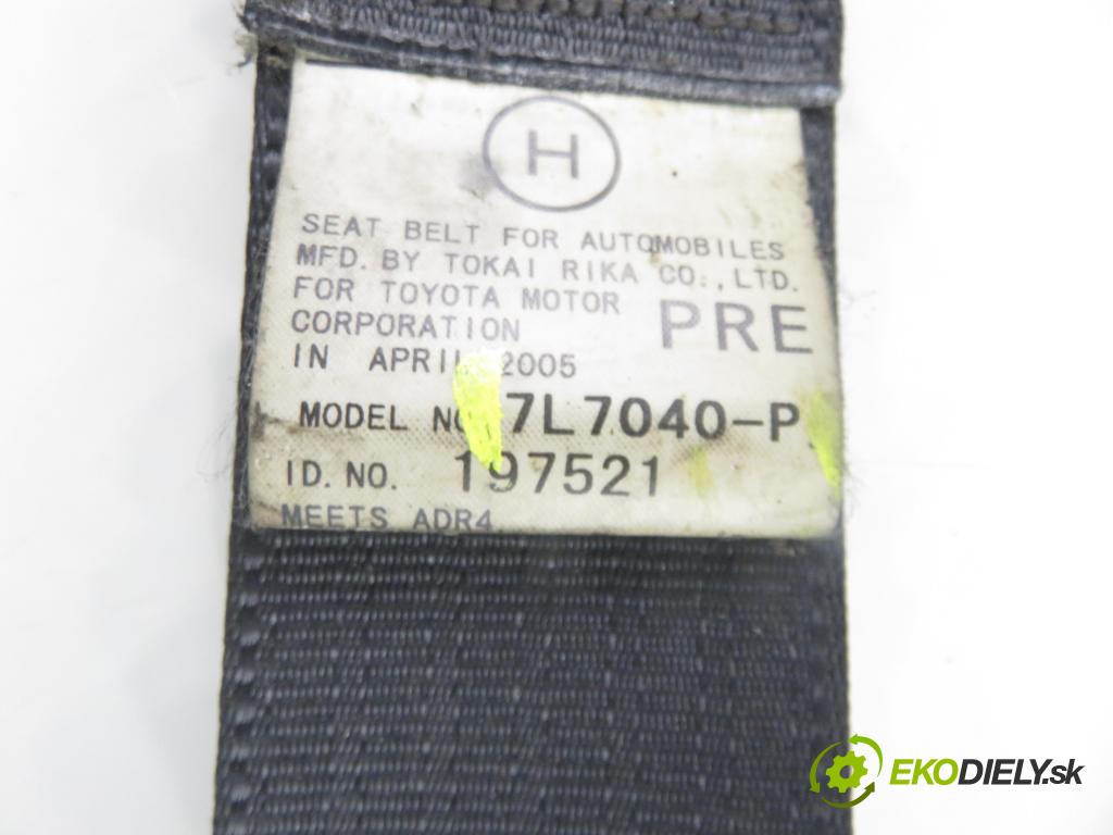 TOYOTA RAV 4 II (_A2_) SUV 2005 85,00 2.0 D-4D 4WD 116 - 1CD-FTV 1995,00 držák BEZPEČNOST PP 7L7040P