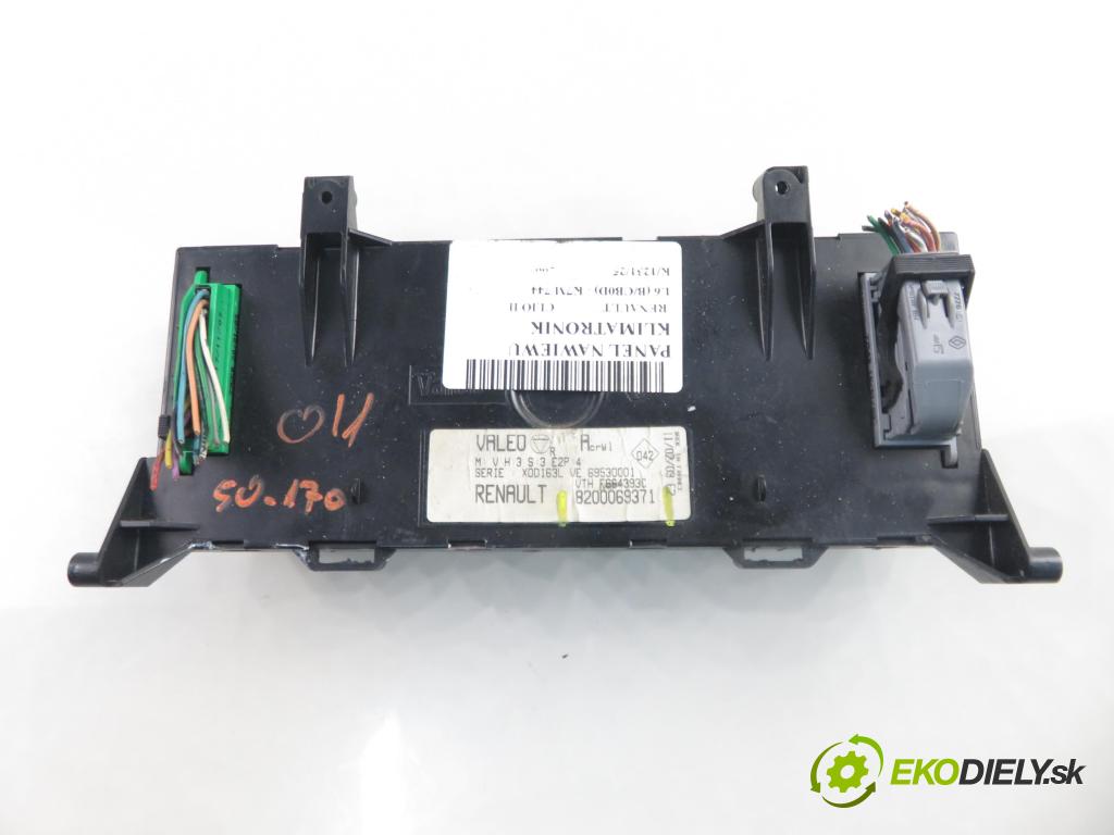 RENAULT CLIO II (BB_, CB_) HB 2003 66,00 1.6 (B/CB0D) - K7M 744 1598,00 Panel kúrenia KLIMATRONIK 8200069371