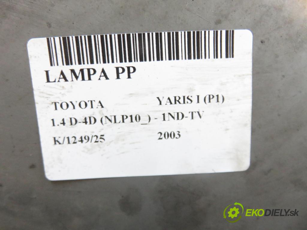 TOYOTA YARIS (_P1_) HB 2003 55,00 1.4 D-4D (NLP10_) - 1ND-TV 1364,00 Svetlo PP