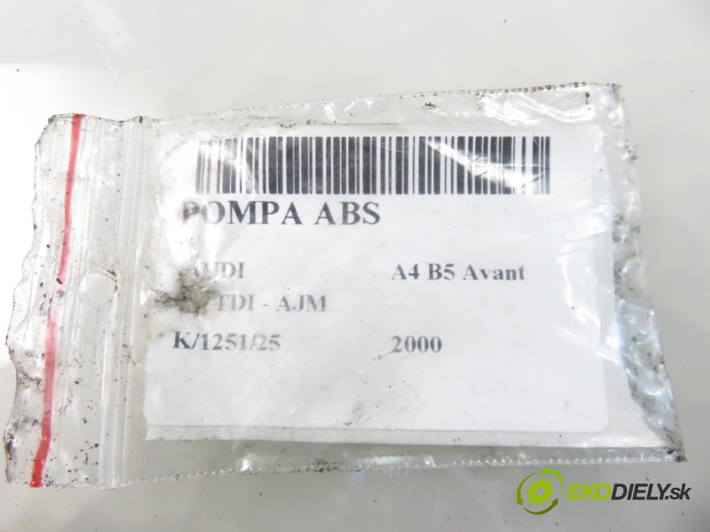 AUDI A4 Avant (8D5, B5) KOMBI 2000 85,00 1.9 TDI - AJM 1896,00 Pumpa ABS 0273004530 (Pumpa ABS)