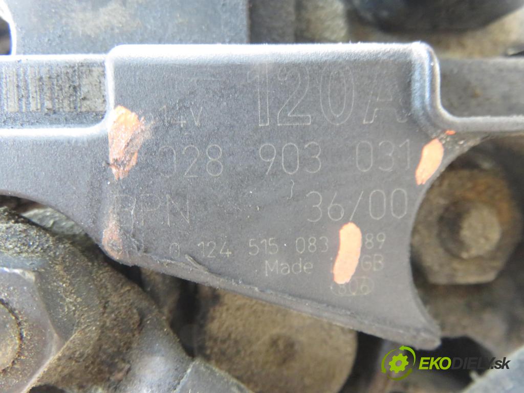 AUDI A4 Avant (8D5, B5) KOMBI 2000 85,00 1.9 TDI - AJM 1896,00 Alternátor 028903031 ; 0124515083 (Alternátor)