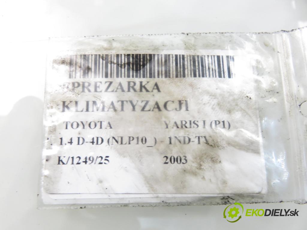 TOYOTA YARIS (_P1_) HB 2003 55,00 1.4 D-4D (NLP10_) - 1ND-TV 1364,00 KOMPRESOR: klimatizácie 4472206532 (Kompresor klimatizácie)