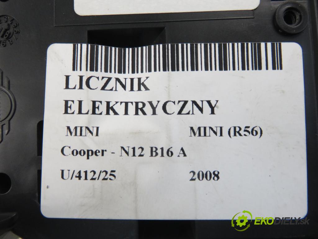 MINI MINI (R56) HB 2008 88,00 Cooper 120 - N12 B16 A 1598,00 prístrojovka elektrický 9136193
