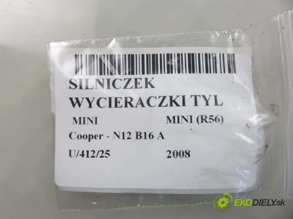 MINI MINI (R56) HB 2008 88,00 Cooper 120 - N12 B16 A 1598,00 motorek stěrače ZADNÍ: 6932013 ; 53024112