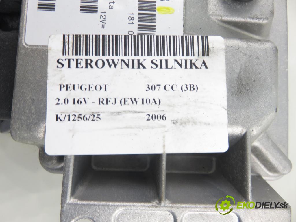PEUGEOT 307 CC (3B) C/C 2006 0,00 2.0 16V - RFJ (EW10A) 1997,00 Riadiaca jednotka Motor 9660774680 ; 9659580780 ; IAW6LPB