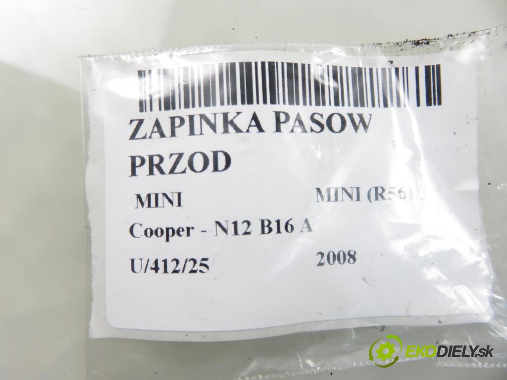 MINI MINI (R56) HB 2008 88,00 Cooper 120 - N12 B16 A 1598,00 zapínače pásů PŘEDNÍ: 7211591