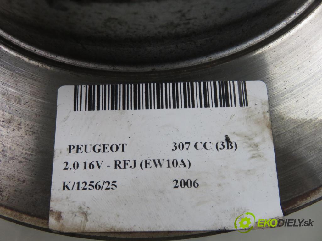 PEUGEOT 307 CC (3B) C/C 2006 0,00 2.0 16V - RFJ (EW10A) 1997,00 lamela kotouč brzdová ZADNÍ: QD8939