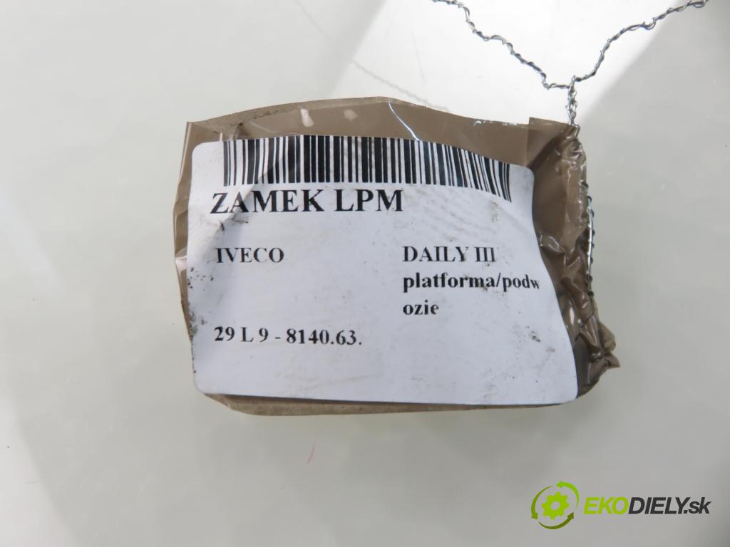 IVECO DAILY III platforma/podwozie KABINA/PLATFORMA 2000 62,00 29 L 9 - 8140.63. 2798,00 zámok