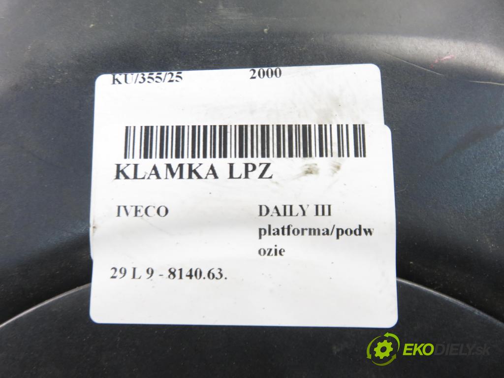 IVECO DAILY III platforma/podwozie KABINA/PLATFORMA 2000 62,00 29 L 9 - 8140.63. 2798,00 klika LPZ 14525