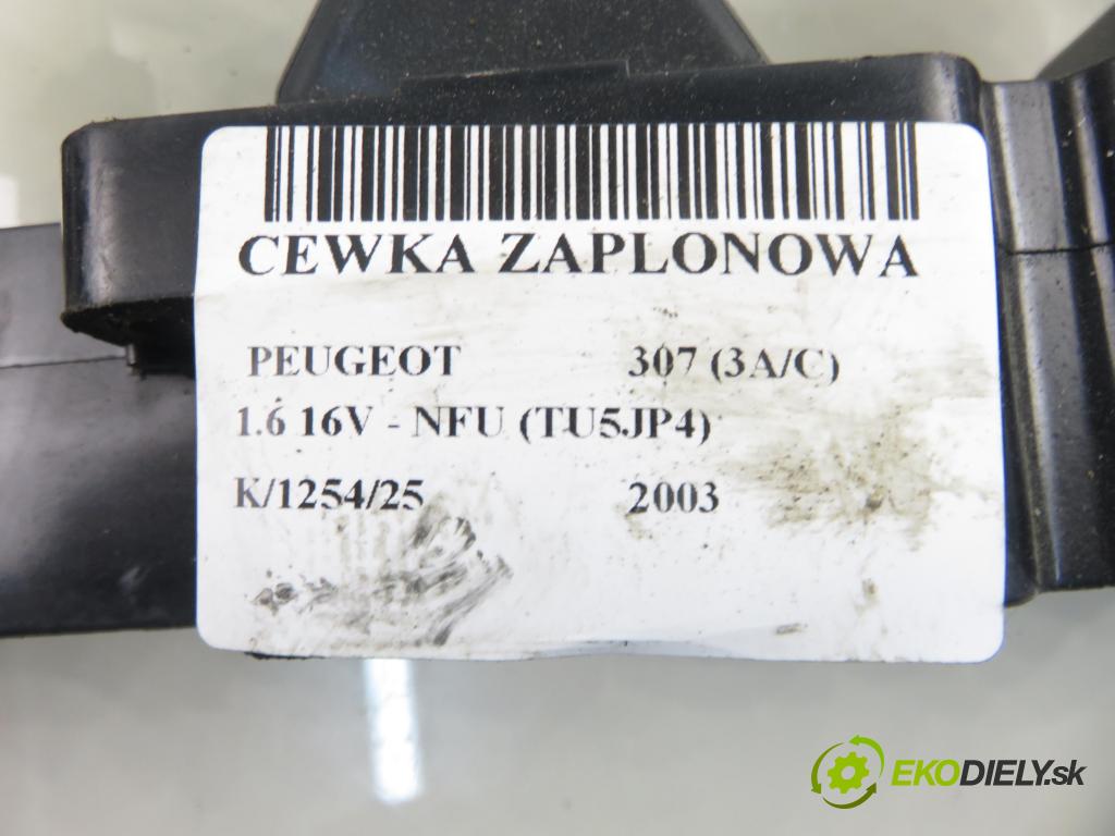 PEUGEOT 307 (3A/C) HB 2003 80,00 1.6 16V - NFU (TU5JP4) 1587,00 cívka zapalovací