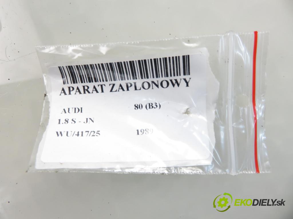 AUDI 80 (89, 89Q, 8A, B3) SEDAN 1989 66,00 1.8 S 90 (KE-Jetronic) - JN 1781,00 rozdělovač ZAPALOVÁNÍ 0237020148 ; 026305205AH
