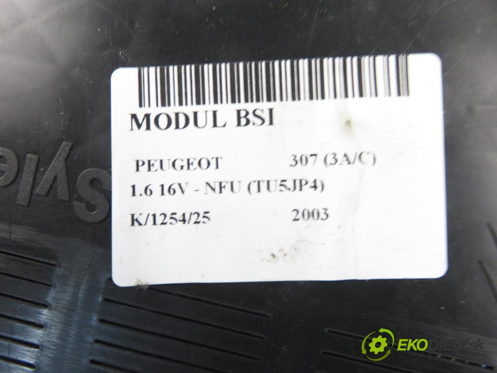 PEUGEOT 307 (3A/C) HB 2003 80,00 1.6 16V - NFU (TU5JP4) 1587,00 MODUL BSI 9636760580F ; 9644098380