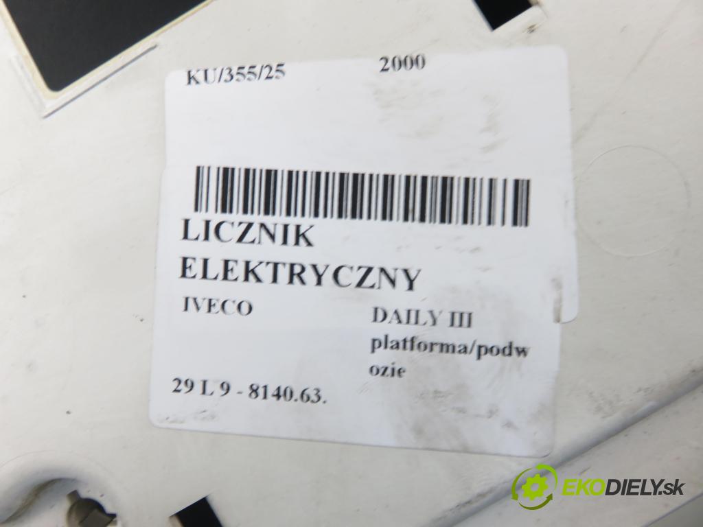 IVECO DAILY III platforma/podwozie KABINA/PLATFORMA 2000 62,00 29 L 9 - 8140.63. 2798,00 prístrojovka elektrický 500366403