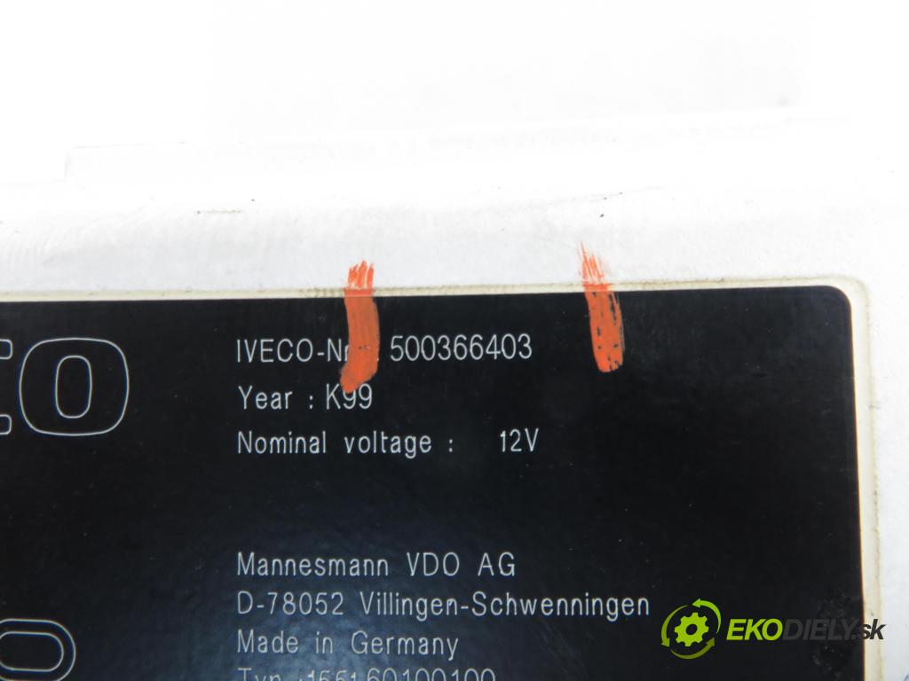 IVECO DAILY III platforma/podwozie KABINA/PLATFORMA 2000 62,00 29 L 9 - 8140.63. 2798,00 prístrojovka elektrický 500366403