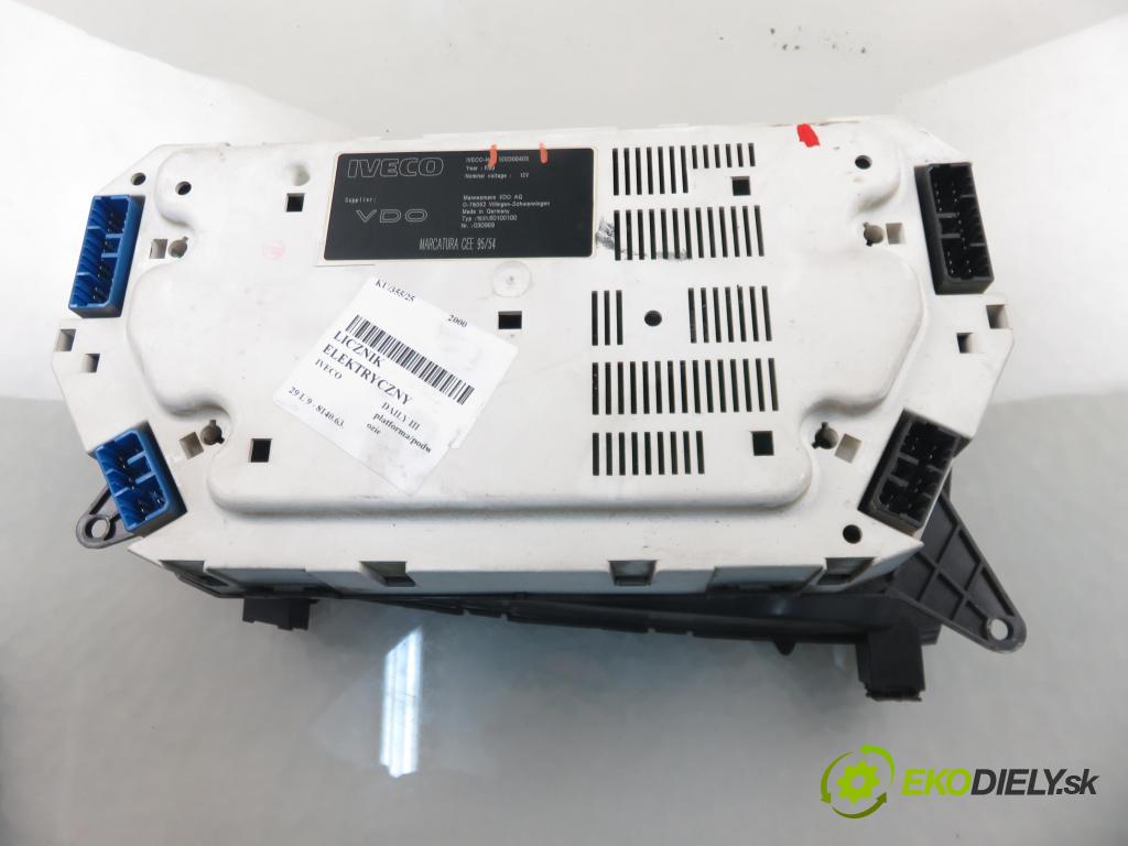 IVECO DAILY III platforma/podwozie KABINA/PLATFORMA 2000 62,00 29 L 9 - 8140.63. 2798,00 prístrojovka elektrický 500366403