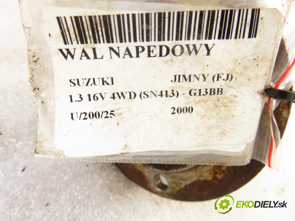 SUZUKI JIMNY (FJ) SUV 2000 0,00 1.3 16V 4WD (SN413) - G13BB 1298,00 WAL ŘÍZENÍ