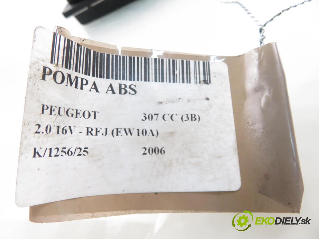 PEUGEOT 307 CC (3B) C/C 2006 0,00 2.0 16V - RFJ (EW10A) 1997,00 Pumpa ABS 0265950558 ; 9658299680 (Pumpa ABS)