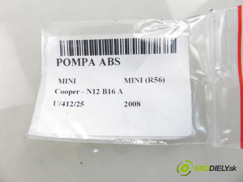 MINI MINI (R56) HB 2008 88,00 Cooper 120 - N12 B16 A 1598,00 Pumpa ABS 6785683 ; 54084991A (Pumpa ABS)