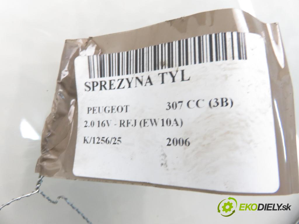 PEUGEOT 307 CC (3B) C/C 2006 0,00 2.0 16V - RFJ (EW10A) 1997,00 Pružina zadné 