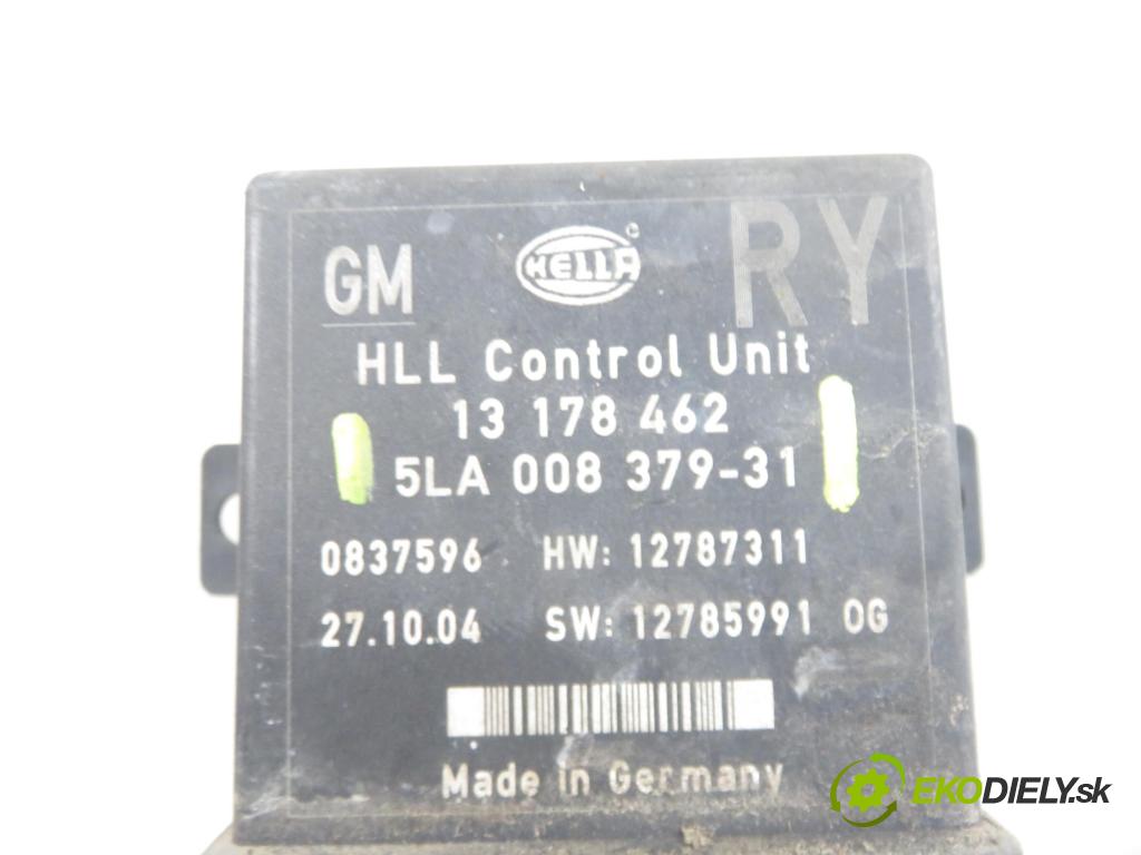 OPEL SIGNUM HB 2004 114,00 2.2 direct - Z 22 YH 2198,00 řídící jednotka světla 13178462 ; 5LA00837931