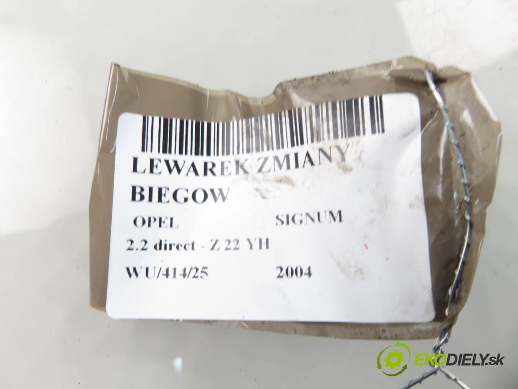 OPEL SIGNUM HB 2004 114,00 2.2 direct - Z 22 YH 2198,00 ZVEDÁK: 24465793 ; 24465793CF
