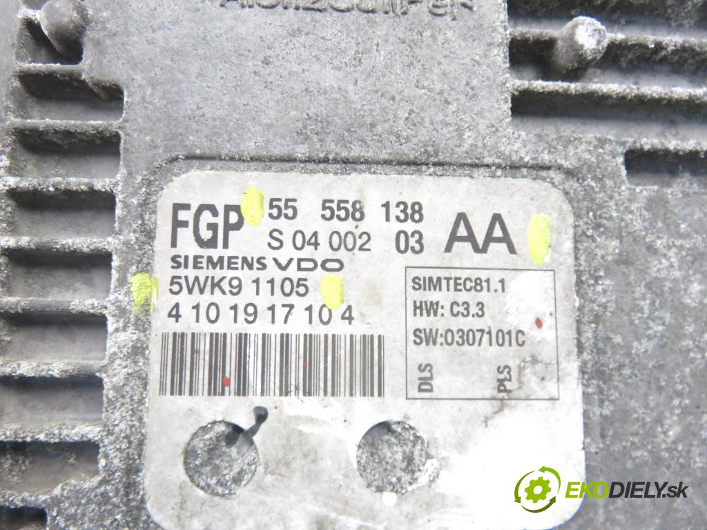 OPEL SIGNUM HB 2004 114,00 2.2 direct - Z 22 YH 2198,00 Riadiaca jednotka Motor 55558138 ; 5WK91105