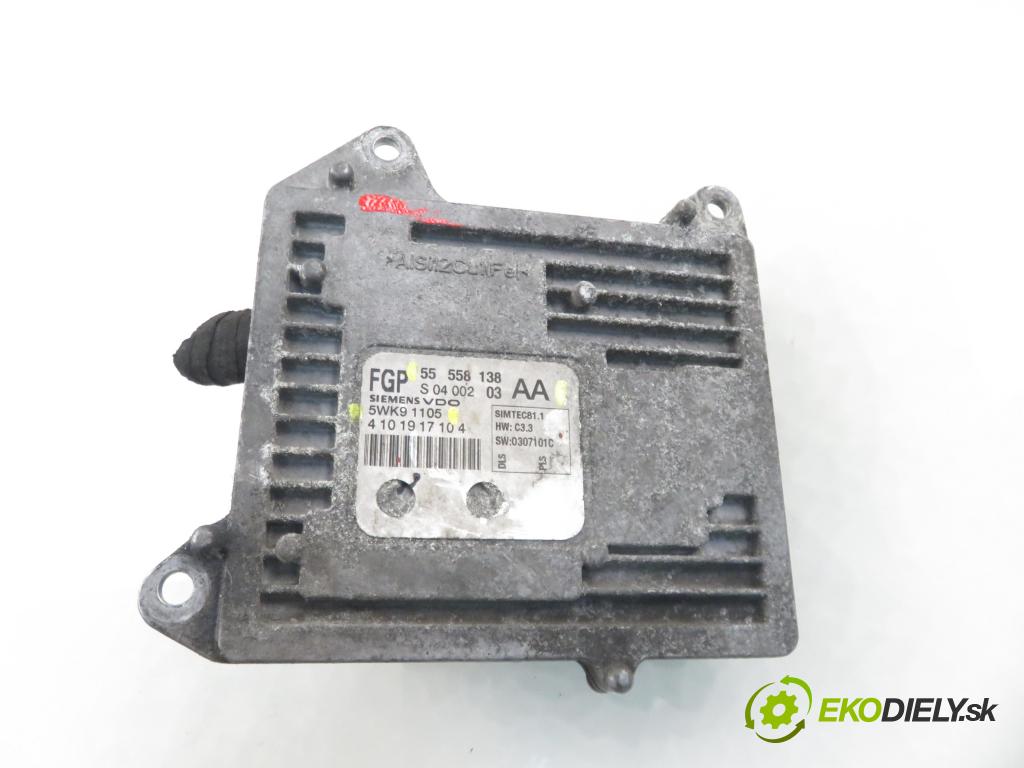 OPEL SIGNUM HB 2004 114,00 2.2 direct - Z 22 YH 2198,00 Riadiaca jednotka Motor 55558138 ; 5WK91105