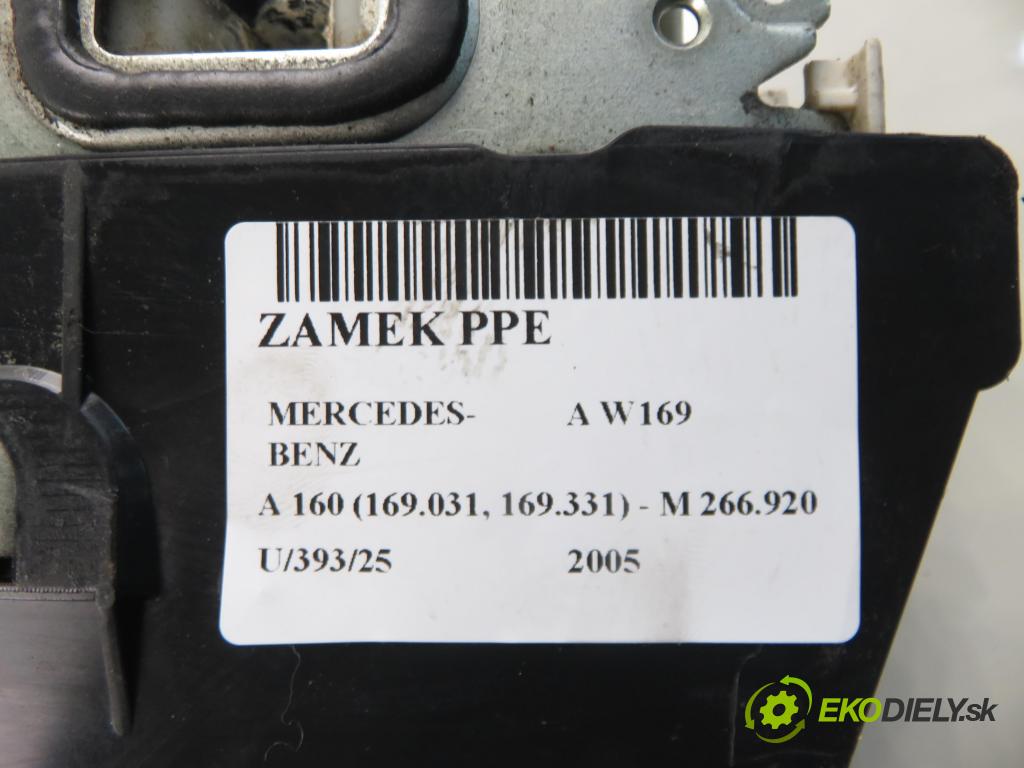 MERCEDES-BENZ KLASA A (W169) MINIVAN 2005 70,00 A 160 (169.031, 169.331) - M 266.920 1498,00 zámok PPE 1697202835
