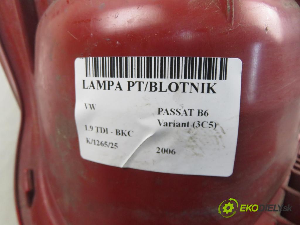VW PASSAT B6 Variant (3C5) KOMBI 2006 77,00 1.9 TDI - BKC 1896,00 světlo pravé zadní 3C9945096B