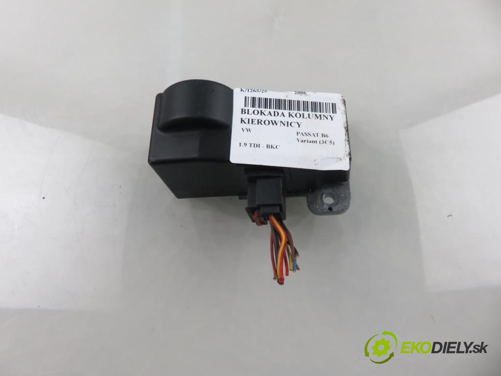 VW PASSAT B6 Variant (3C5) KOMBI 2006 77,00 1.9 TDI - BKC 1896,00 blokáda tyče volantu 3C0905861D