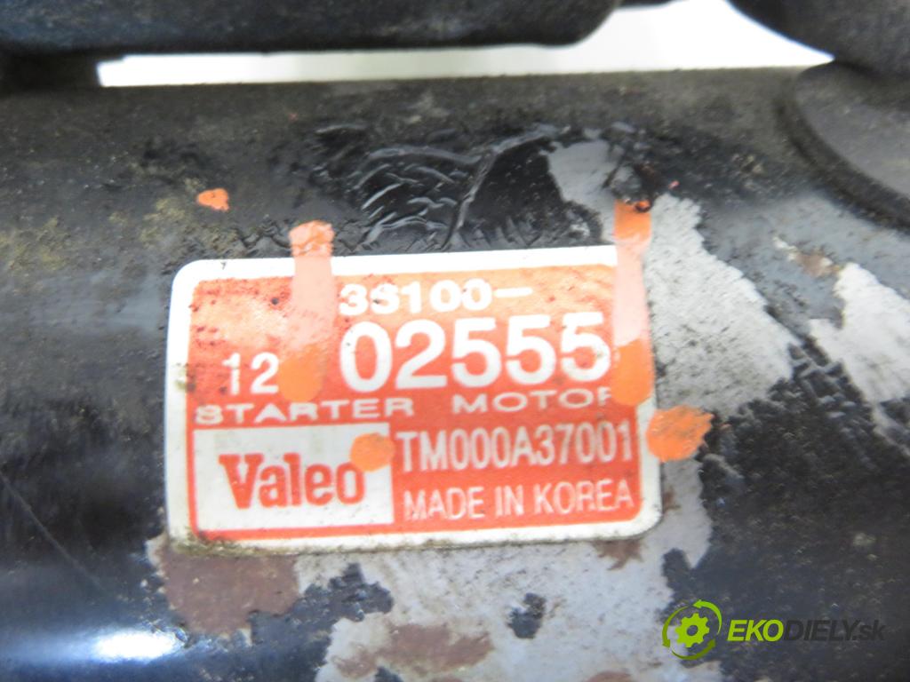 KIA PICANTO (BA) HB 2008 46,00 1.0 12V 63 - G4HE 999,00 startér 3610002555 ; TM000A37001 (Startér)