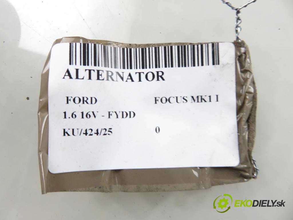 FORD FOCUS (DAW, DBW) HB 1999 74,00 1.6 16V - FYDD 1596,00 Alternátor 98AB10300GF (Alternátor)