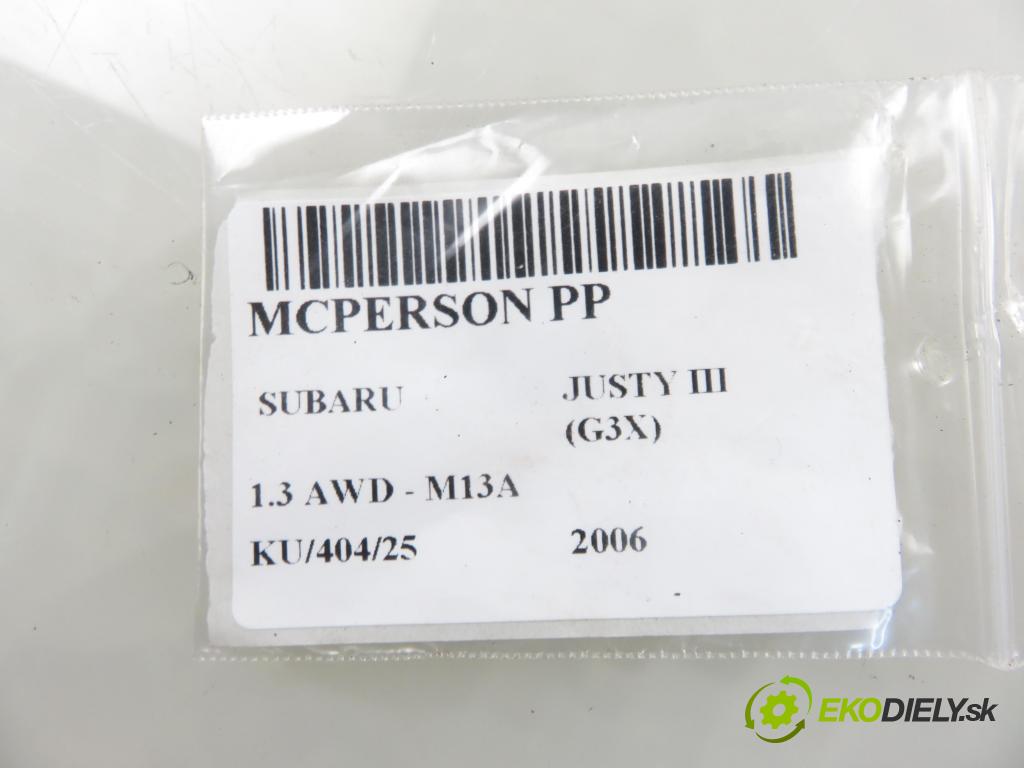 SUBARU JUSTY III (G3X) HB 2006 69,00 1.3 AWD 94 - M13A 1328,00 MCPERSON PP 332803