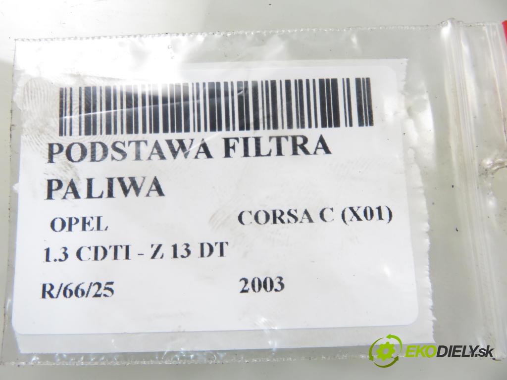 OPEL CORSA C (X01) HB 2003 51,00 1.3 CDTI - Z 13 DT 1248,00 obal filtra paliva 13161902