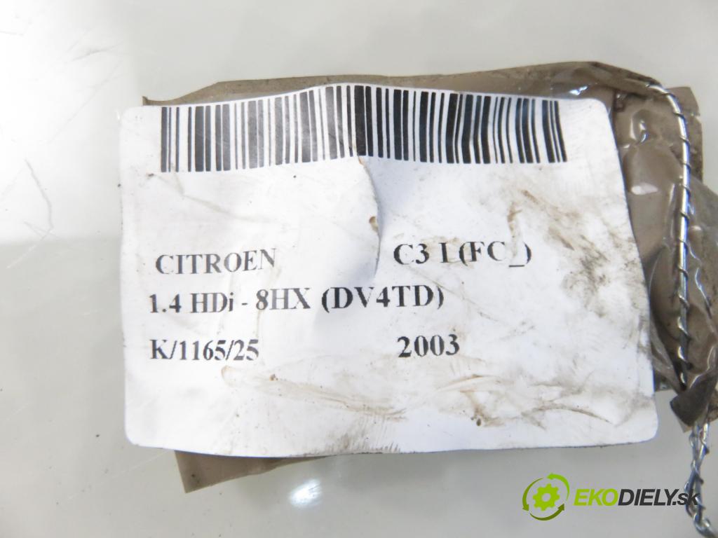 CITROEN C3 I (FC_) HB 2003 50,00 1.4 HDi 8V - 8HX 1398,00 snímač hladiny paliva 9638566480