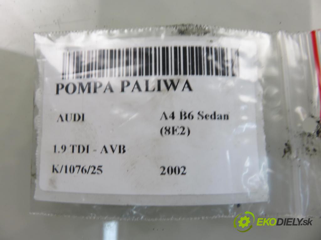 AUDI A4 (8E2, B6) SEDAN 2002 74,00 1.9 TDI PD 101 - AVB 1896,00 pumpa paliva 8E0919050D ; 220212002005