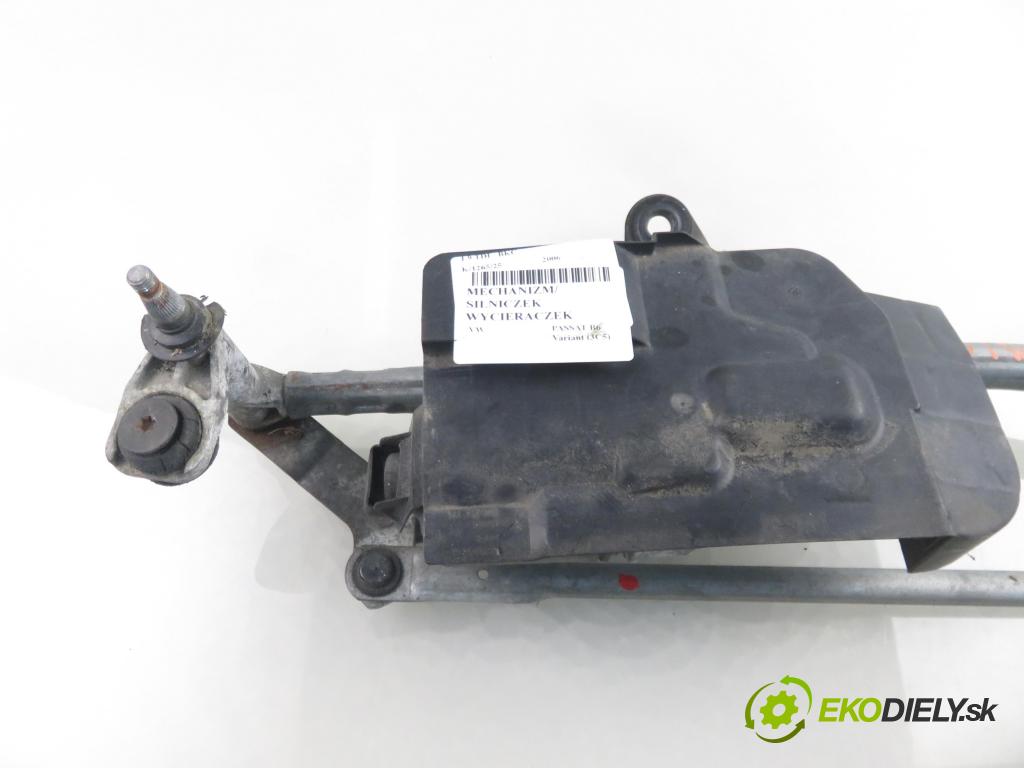 VW PASSAT B6 Variant (3C5) KOMBI 2006 77,00 1.9 TDI - BKC 1896,00 MECHANISMUS/ motorek stěračů 0390241791 ; 3C1955119